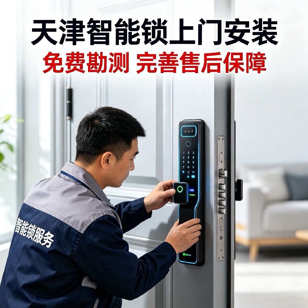 天津智能锁上门安装 免费勘测 完善售后保障